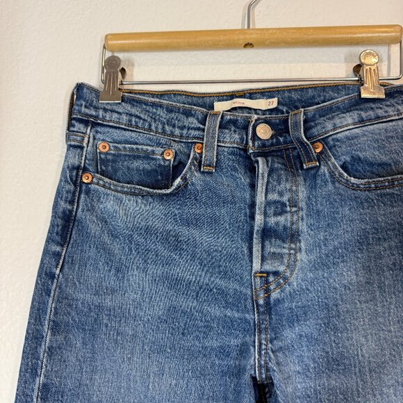 Levi’s Premium Wedgie Fit Jeans Size 27 - Picture 6 of 12